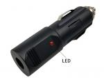 Auto Male Plug Adapter Lighter sigara miaraka amin'ny LED